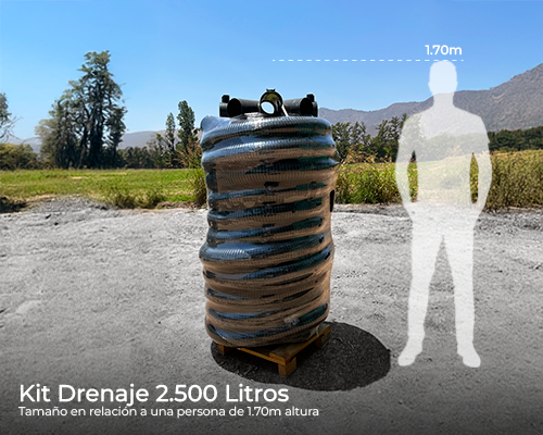 Kit drenaje 2500 lts.