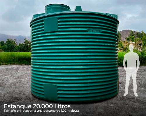 Estanque vertical estandar 20000 lts