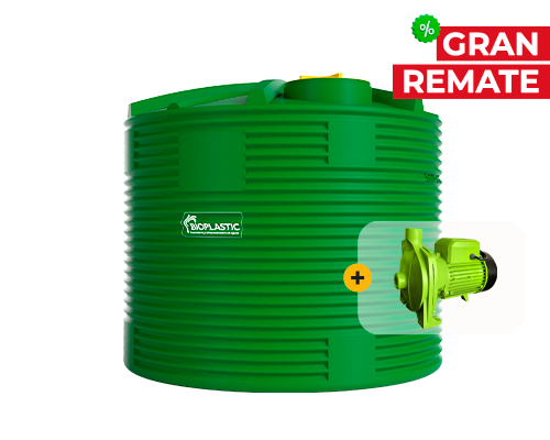 Combo estanque vertical 10.000 lts + bomba leo 1,5 hp